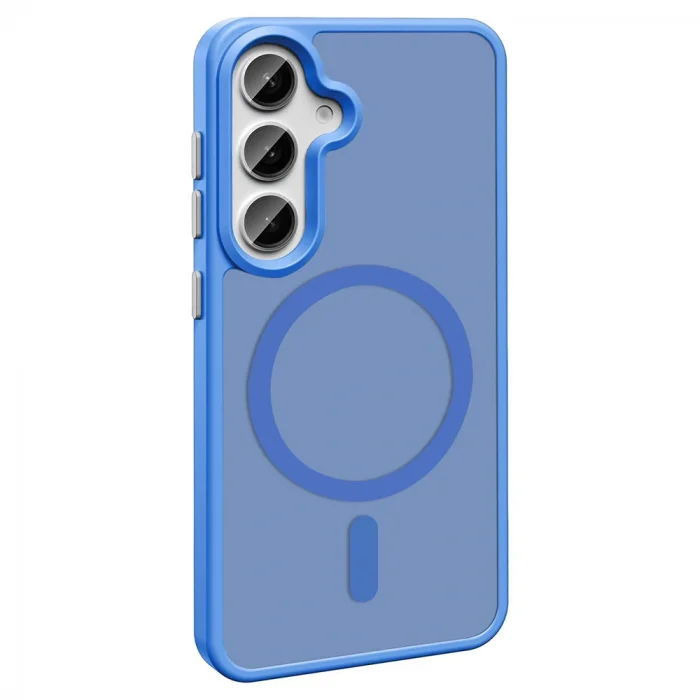 Samsung S25 Kılıf M-safe Şarj Özellikli Mat Arka Yüzey Sio Kapak