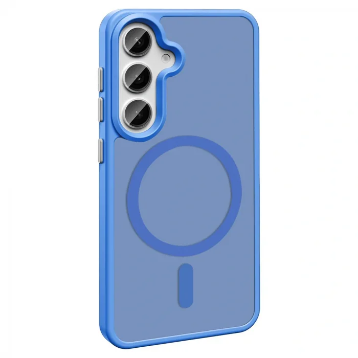 Samsung S25 Kılıf M-safe Şarj Özellikli Mat Arka Yüzey Sio Kapak