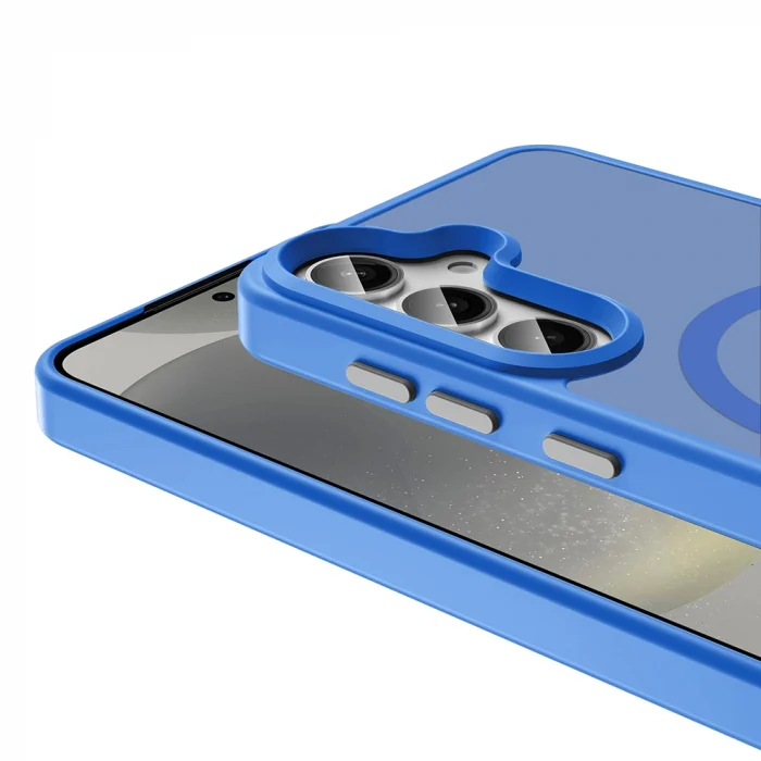 Samsung S25 Kılıf M-safe Şarj Özellikli Mat Arka Yüzey Sio Kapak