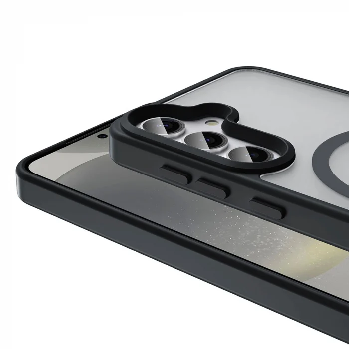 Samsung S25 Kılıf M-safe Şarj Özellikli Mat Arka Yüzey Sio Kapak