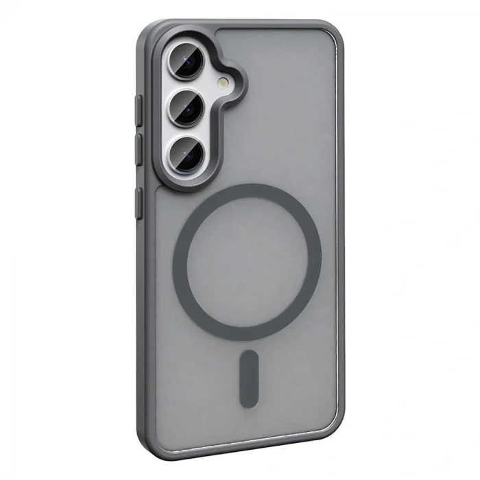 Samsung S25 Kılıf M-safe Şarj Özellikli Mat Arka Yüzey Sio Kapak