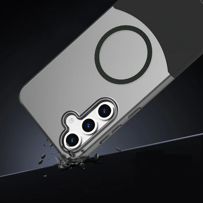 Samsung S25 Kılıf M-Safe Şarj Özellikli Mıknatıslı Duble Kapak