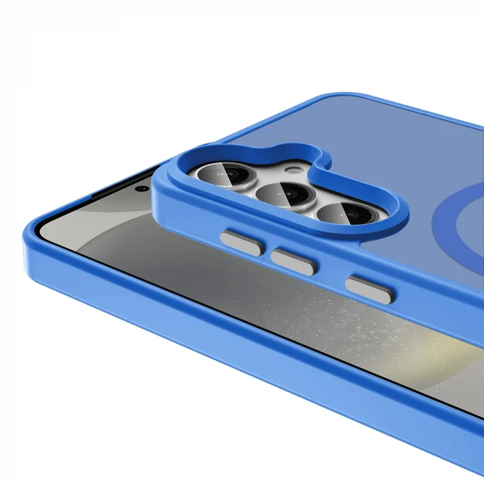 Samsung S25 Plus Kılıf M-safe Şarj Özellikli Mat Arka Yüzey Sio Kapak