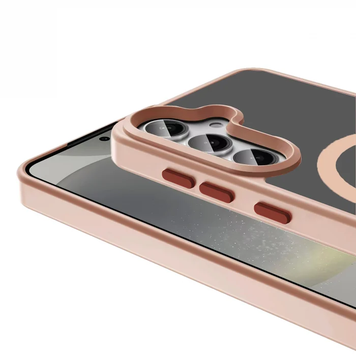 Samsung S25 Plus Kılıf M-safe Şarj Özellikli Mat Arka Yüzey Sio Kapak