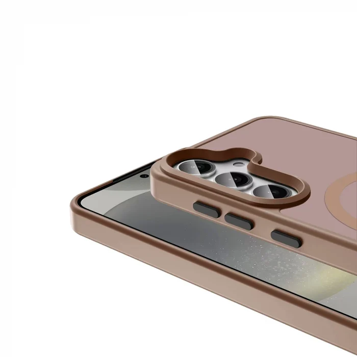 Samsung S25 Plus Kılıf M-safe Şarj Özellikli Mat Arka Yüzey Sio Kapak