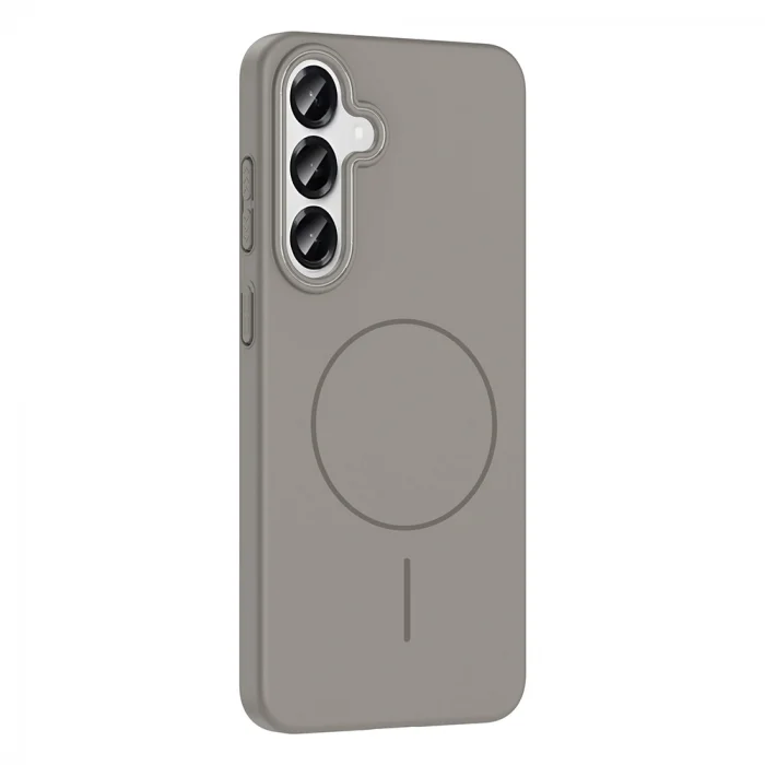 Samsung S25 Plus Kılıf M-safe Şarj Özellikli Ruby Sert Kapak