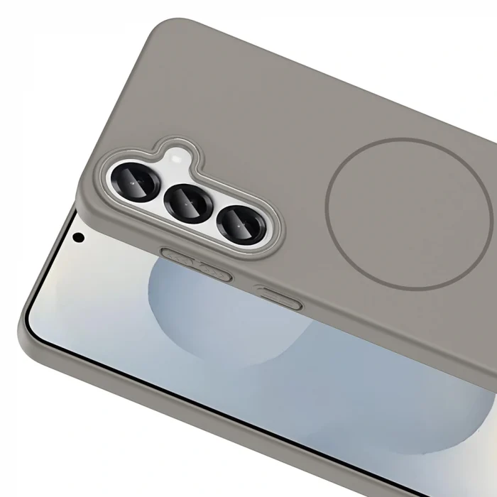 Samsung S25 Plus Kılıf M-safe Şarj Özellikli Ruby Sert Kapak