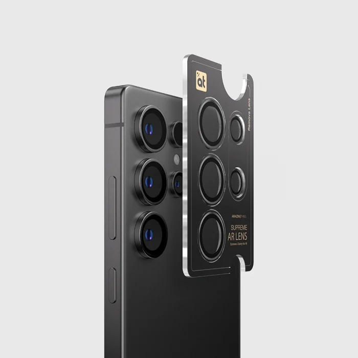 Samsung S25 Ultra Amazingthing Anti Reflective Kamera Lens Koruyucu + Kolay Uygulama Aparatlı