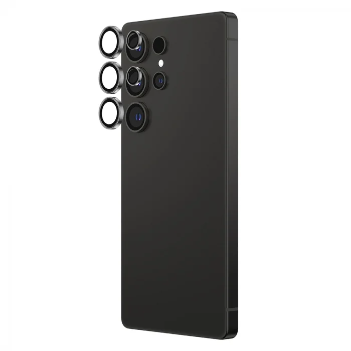 Samsung S25 Ultra Amazingthing Titan Safir Kamera Lens Koruyucu + Kolay Uygulama Aparatlı