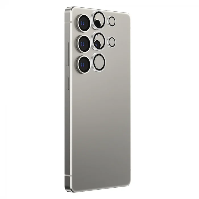 Galaxy S25 Ultra Amazingthing Titan Safir Kamera Lens Koruyucu + Kolay Uygulama Aparatlı