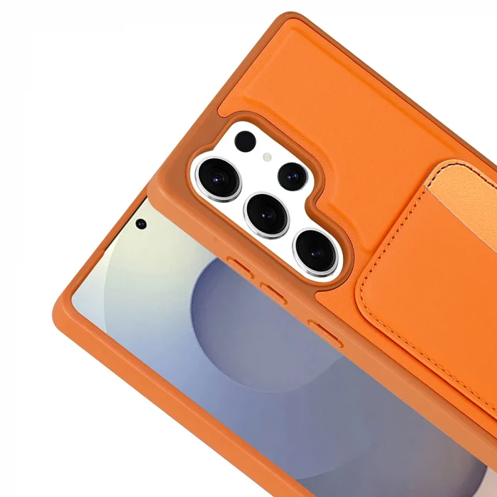 Galaxy S25 Ultra Kılıf Kartlıklı Zore X-Kart Silikon Kapak