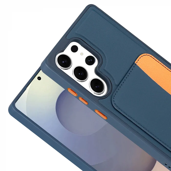 Galaxy S25 Ultra Kılıf Kartlıklı Zore X-Kart Silikon Kapak