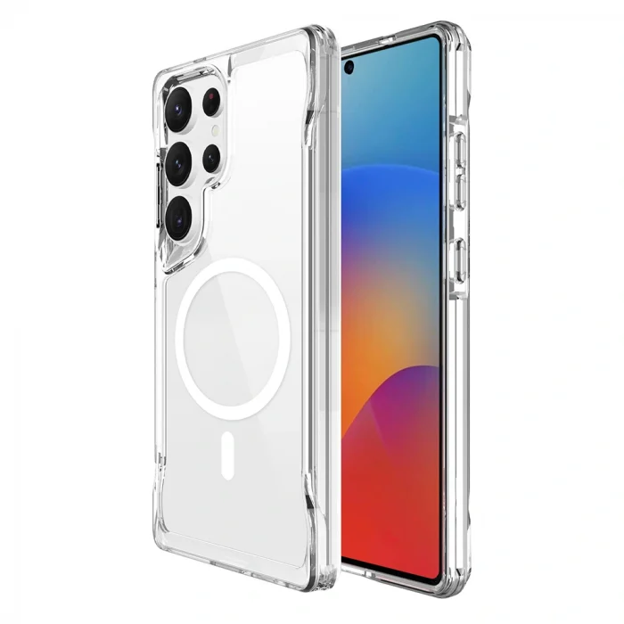 Samsung S25 Ultra Kılıf M-safe Şarj Özellikli T-Max M-safe Kapak