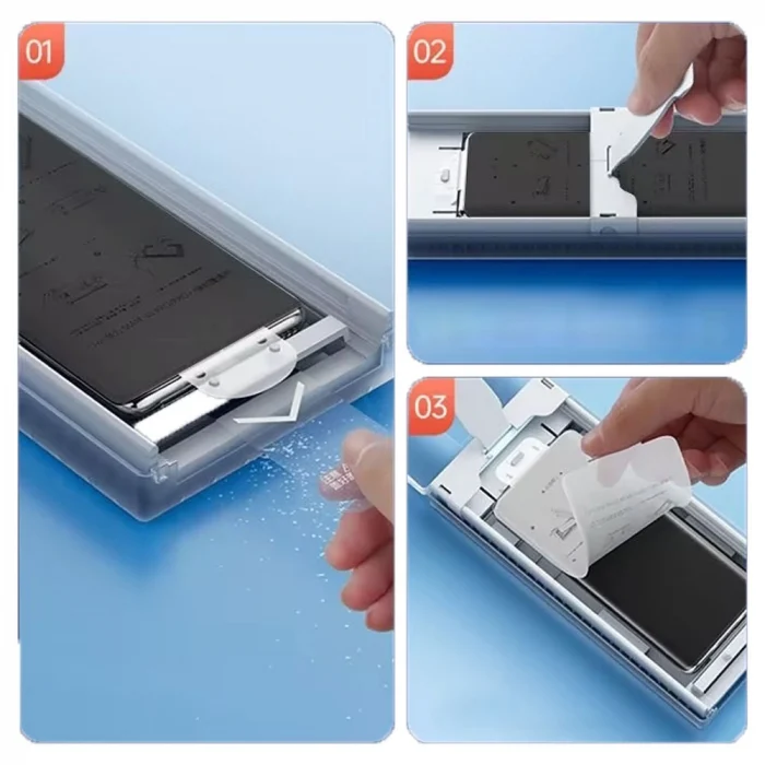 Samsung S25 Ultra Kolay Uygulama Aparatlı Privacy Easy Body Hayalet Ekran Koruyucu