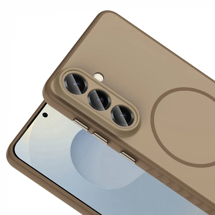 Samsung S26 Kılıf M-safe Şarj Özellikli Tea Kapak