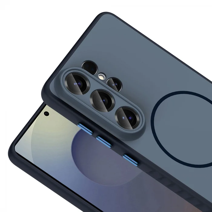 Galaxy S26 Ultra Kılıf M-safe Şarj Özellikli Zore Tea Kapak