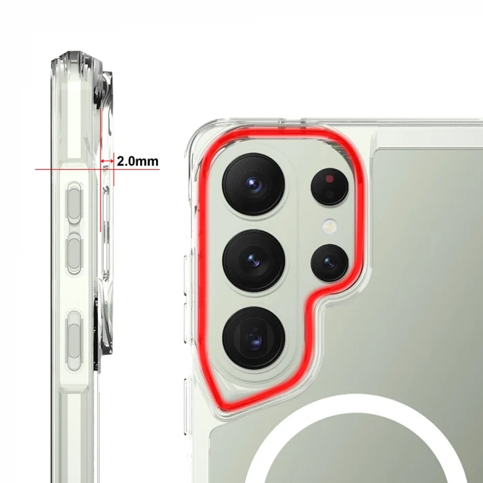 Samsung S26 Ultra Kılıf M-safe Şarj Özellikli T-Max M-safe Kapak
