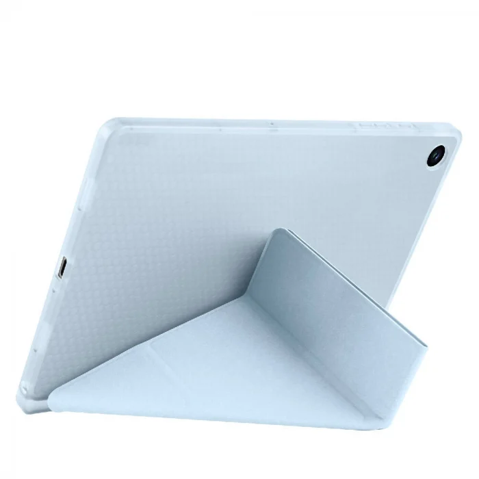 Samsung Tab A9 Kılıf Tri Folding Kalem Bölmeli Standlı Kılıf