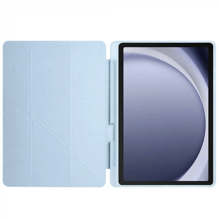 Samsung Tab A9 Kılıf Tri Folding Kalem Bölmeli Standlı Kılıf