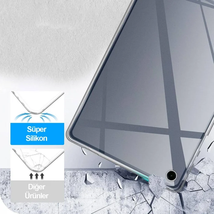 Samsung Tab A9 Plus Kılıf Tablet Süper Silikon Kapak