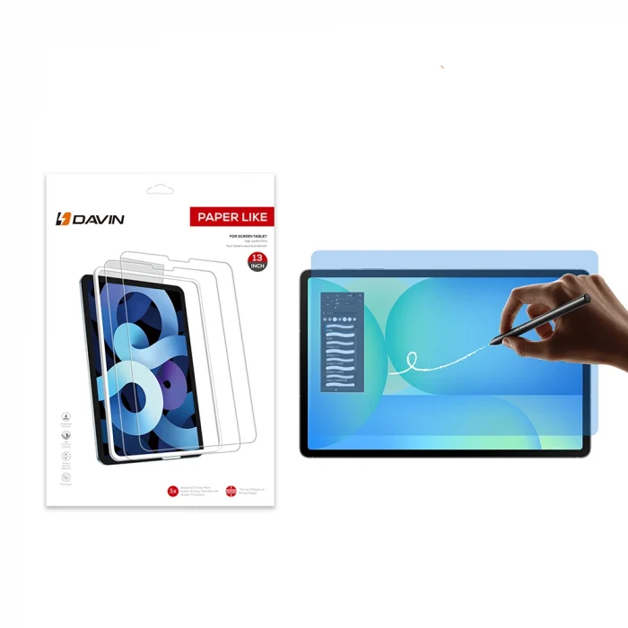 Samsung Tab S10 FE Plus Kağıt Hisli Mat Davin Paper Like Tablet Ekran Koruyucu