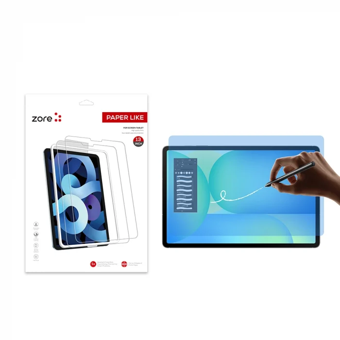 Samsung Tab S10 FE Plus Kağıt Hisli Mat ​​​​​​​​​​​​​​​Paper-Like Ekran Koruyucu