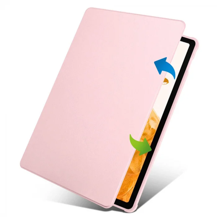 Samsung Tab S10 Plus Kılıf Termik Kalem Bölmeli Dönebilen Standlı Kılıf