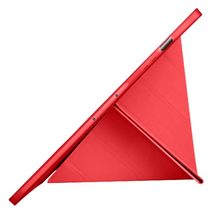 Samsung Tab S10 Plus Kılıf Tri Folding Kalem Bölmeli Standlı Kılıf