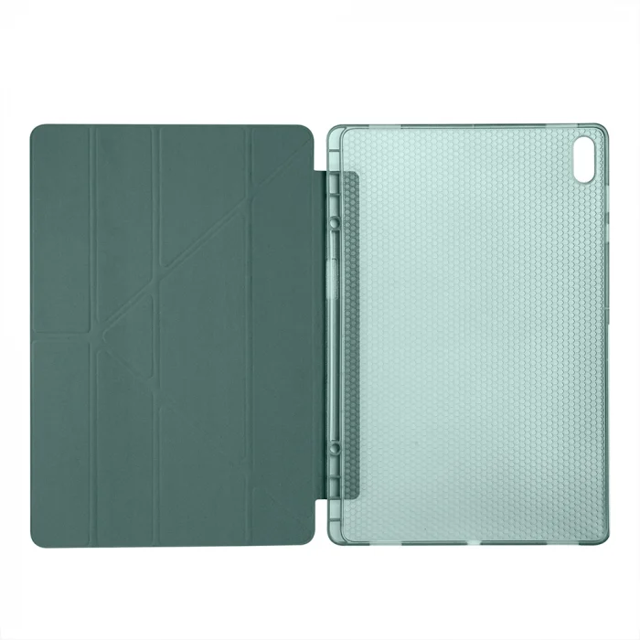 Samsung Tab S11 Ultra Kılıf Tri Folding Kalem Bölmeli Standlı Kılıf