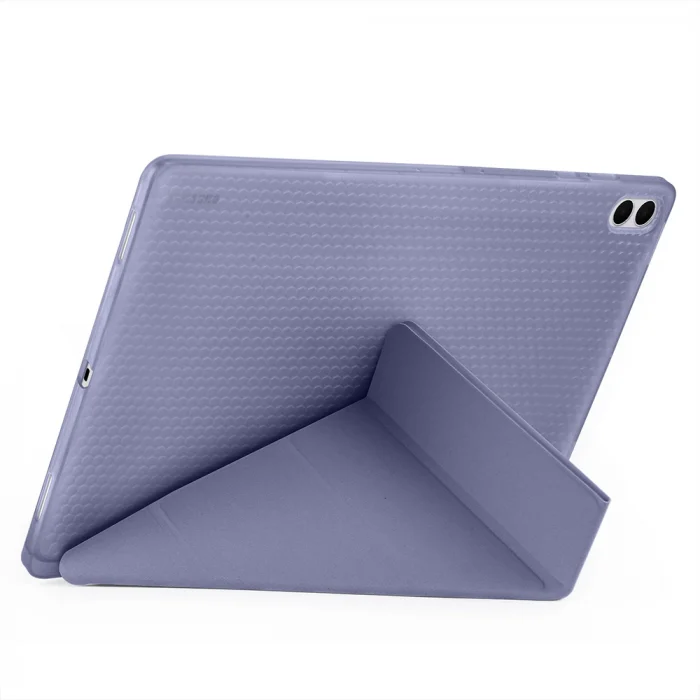 Samsung Tab S11 Ultra Kılıf Tri Folding Kalem Bölmeli Standlı Kılıf