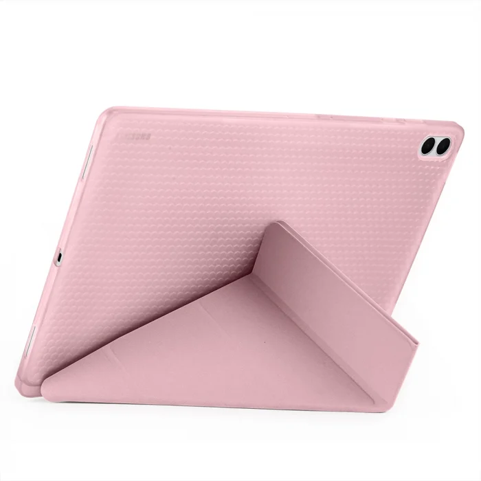 Samsung Tab S11 Ultra Kılıf Tri Folding Kalem Bölmeli Standlı Kılıf