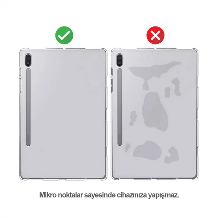 Samsung Tab S8 Kılıf Tablet Süper Silikon Kapak