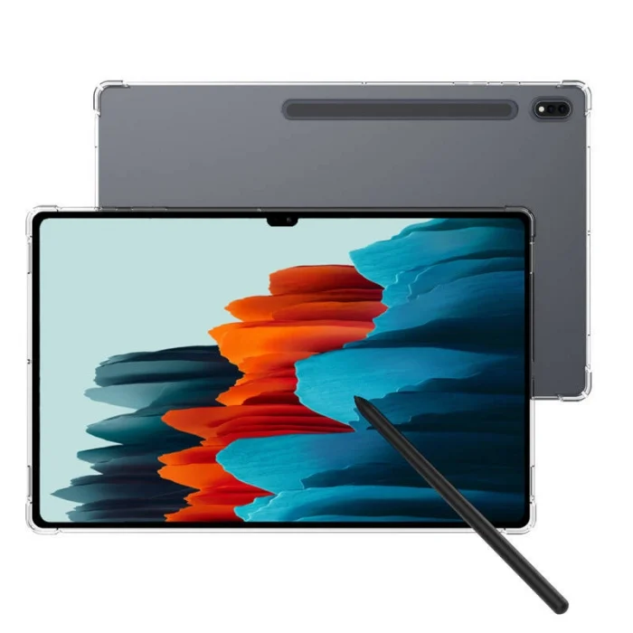 Samsung Tab S8 Plus Kılıf Tablet Nitro Anti Shock Silikon Kapak