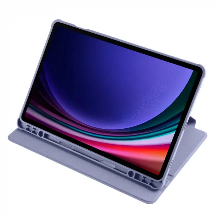 Samsung Tab S9 Kılıf Termik Kalem Bölmeli Dönebilen Standlı Kılıf