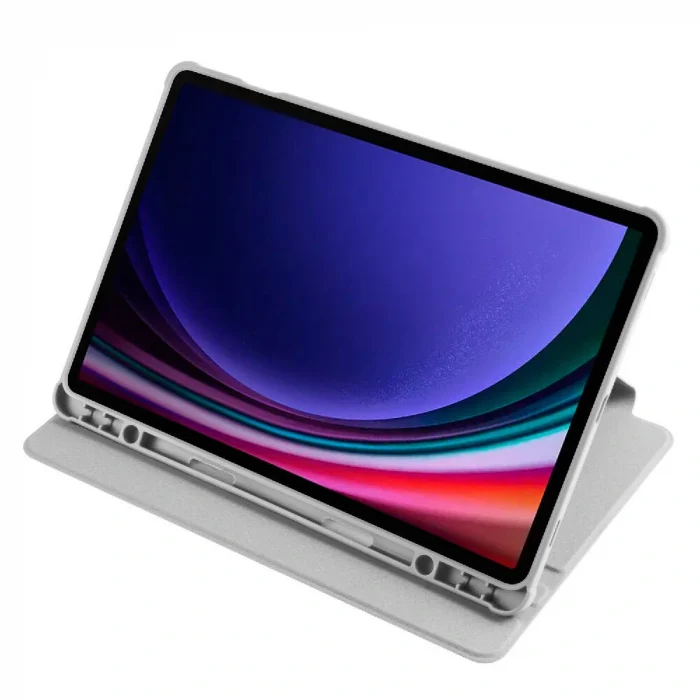 Samsung Tab S9 Kılıf Termik Kalem Bölmeli Dönebilen Standlı Kılıf