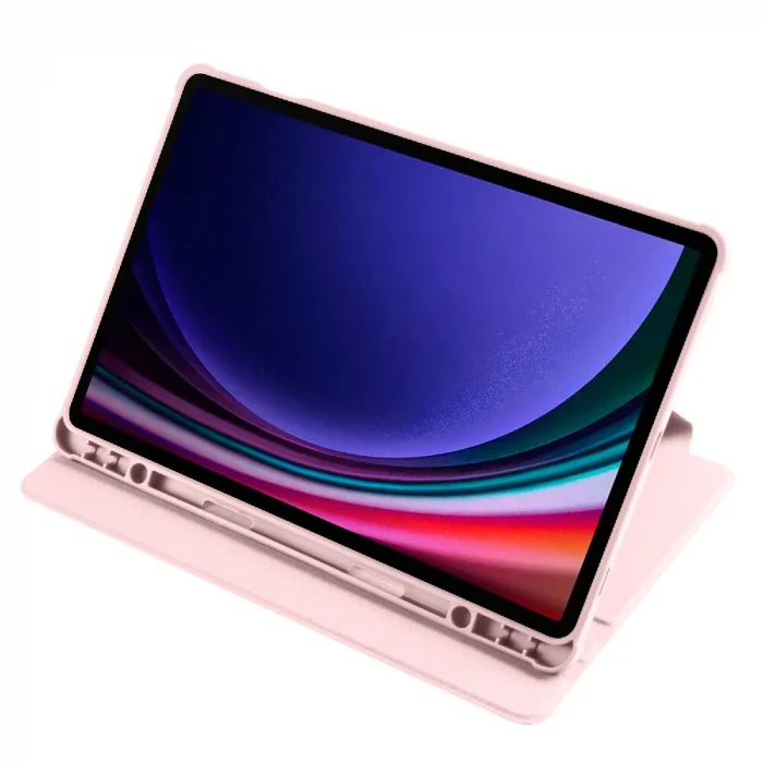 Samsung Tab S9 Kılıf Termik Kalem Bölmeli Dönebilen Standlı Kılıf