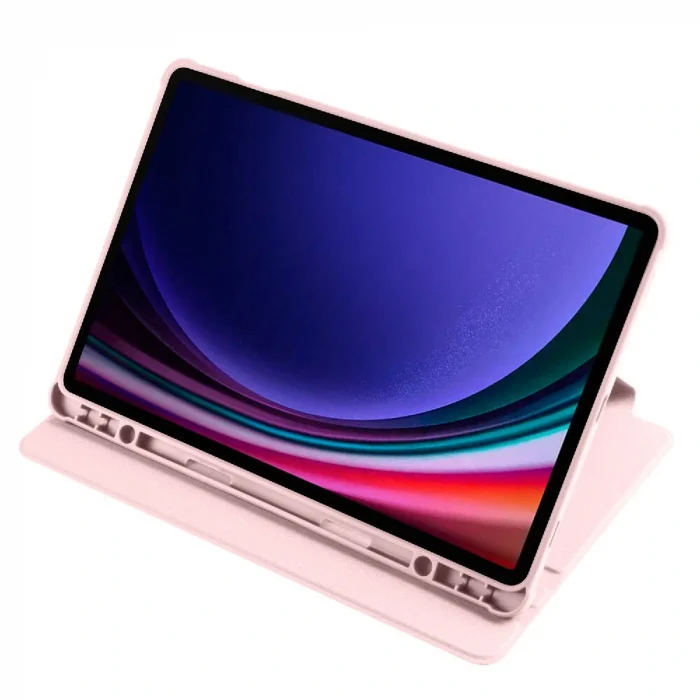 Samsung Tab S9 Kılıf Termik Kalem Bölmeli Dönebilen Standlı Kılıf