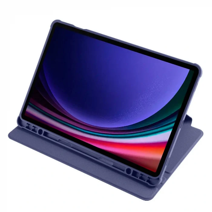 Samsung Tab S9 Kılıf Termik Kalem Bölmeli Dönebilen Standlı Kılıf