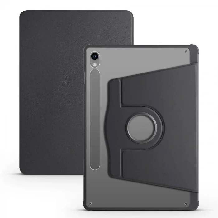 Samsung Tab S9 Kılıf Termik Kalem Bölmeli Dönebilen Standlı Kılıf