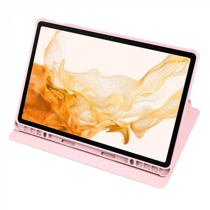 Samsung Tab S9 Plus Kılıf Termik Kalem Bölmeli Dönebilen Standlı Kılıf