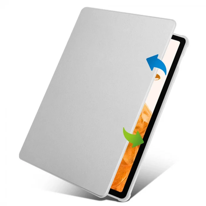Samsung Tab S9 Plus Kılıf Termik Kalem Bölmeli Dönebilen Standlı Kılıf