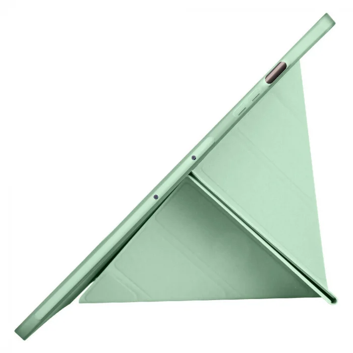 Samsung Tab S9 Plus Kılıf Tri Folding Kalem Bölmeli Standlı Kılıf