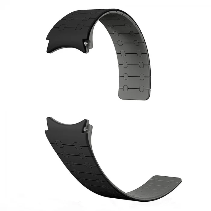 Samsung Watch 5 44mm KRD-111 20mm Çizgili Desenli Silikon Kordon