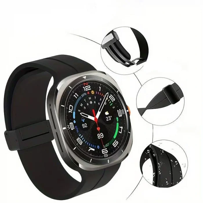Samsung Watch 8 44mm Uyumlu-84 22mm Silikon Kordon