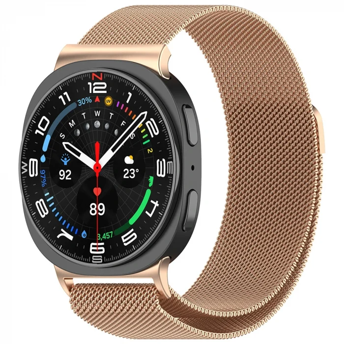 Samsung Watch 8 Uyumlu-01 Metal Kordon