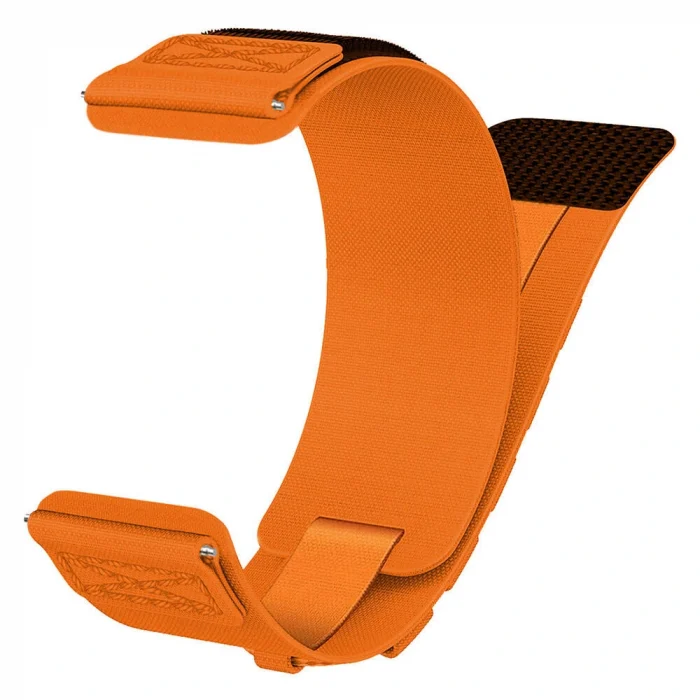 Samsung Watch Active 2 40mm Uyumlu-112 20mm Orbital Örgülü Halat Tasarımlı Naylon Kumaş Hasır Kordon