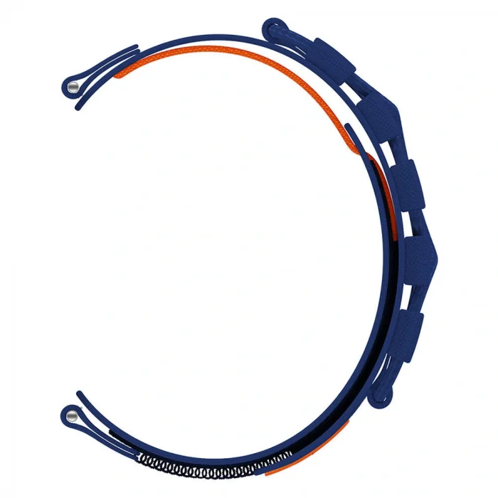 Samsung Watch Active 2 40mm Uyumlu-112 20mm Orbital Örgülü Halat Tasarımlı Naylon Kumaş Hasır Kordon