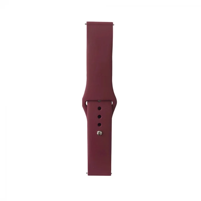 Samsung Watch Active 2 44mm Band Serisi 20mm Klasik Kordon Silikon Strap Kayış