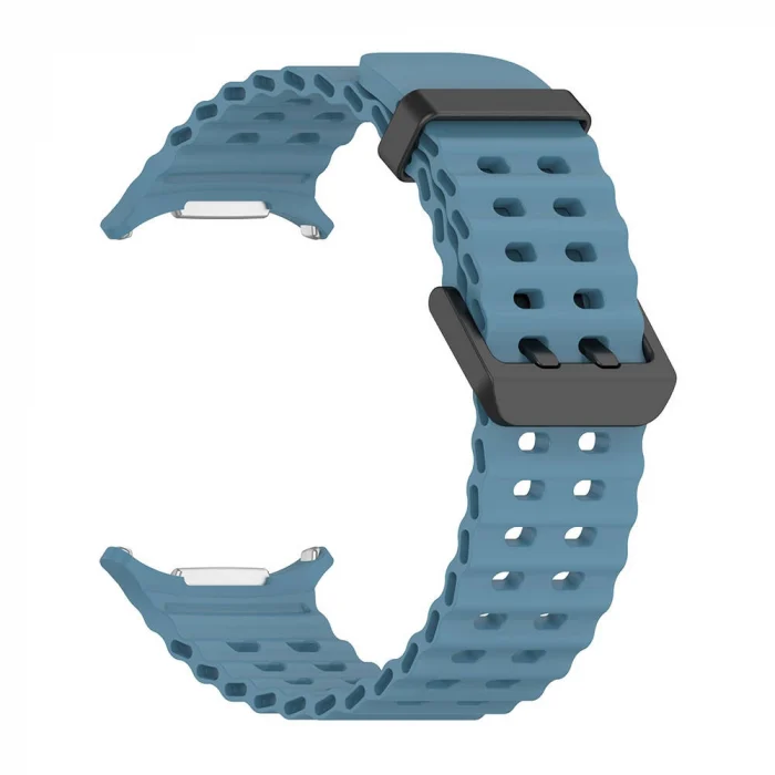 Samsung Watch Ultra 47mm KRD-118 Tırtıklı Tasarım Silikon Kordon