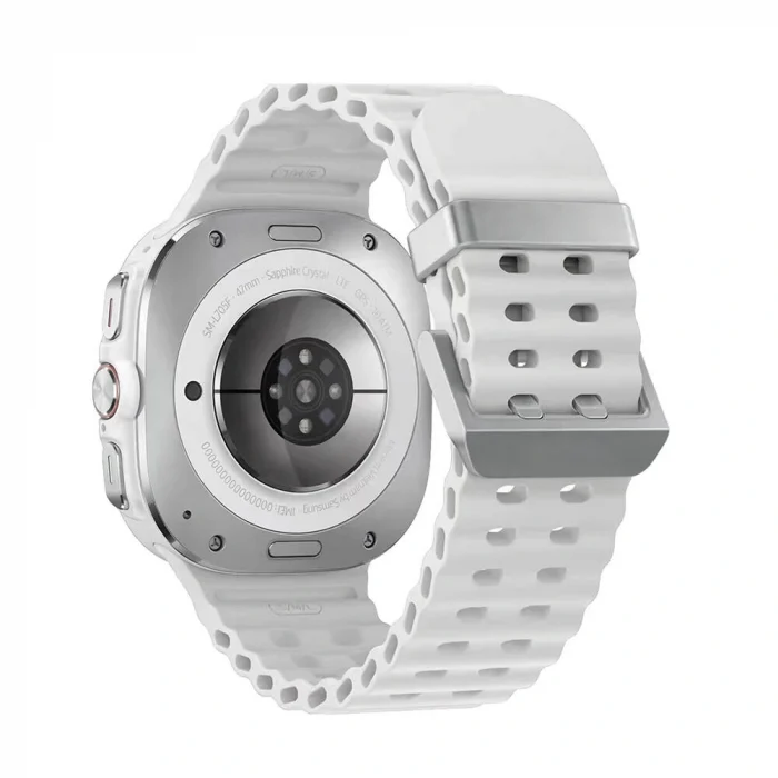 Samsung Watch Ultra 47mm Uyumlu-118 Tırtıklı Tasarım Silikon Kordon